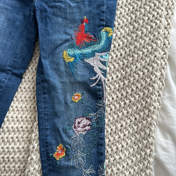 Free People Embroidered Jeans - Picture 2 of 2